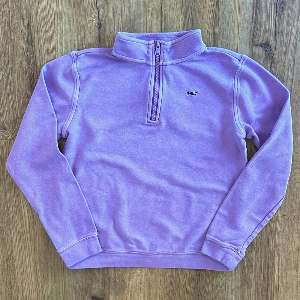 Girls Vineyard Vines Long Sleeve Quarter Zip